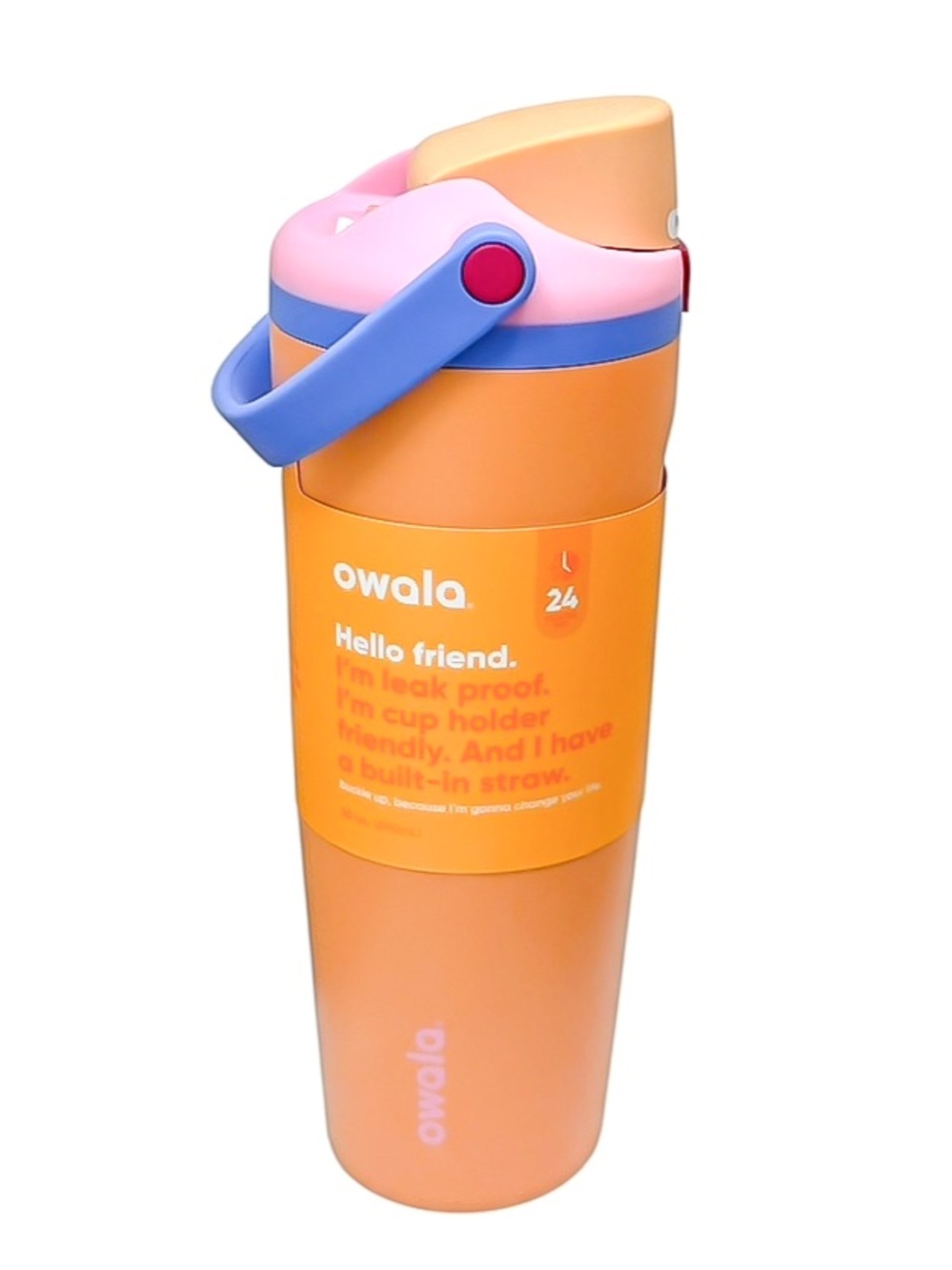 Owala FreeSip Sway Stainless Steel 30oz Water Bottle - Tangy Tango